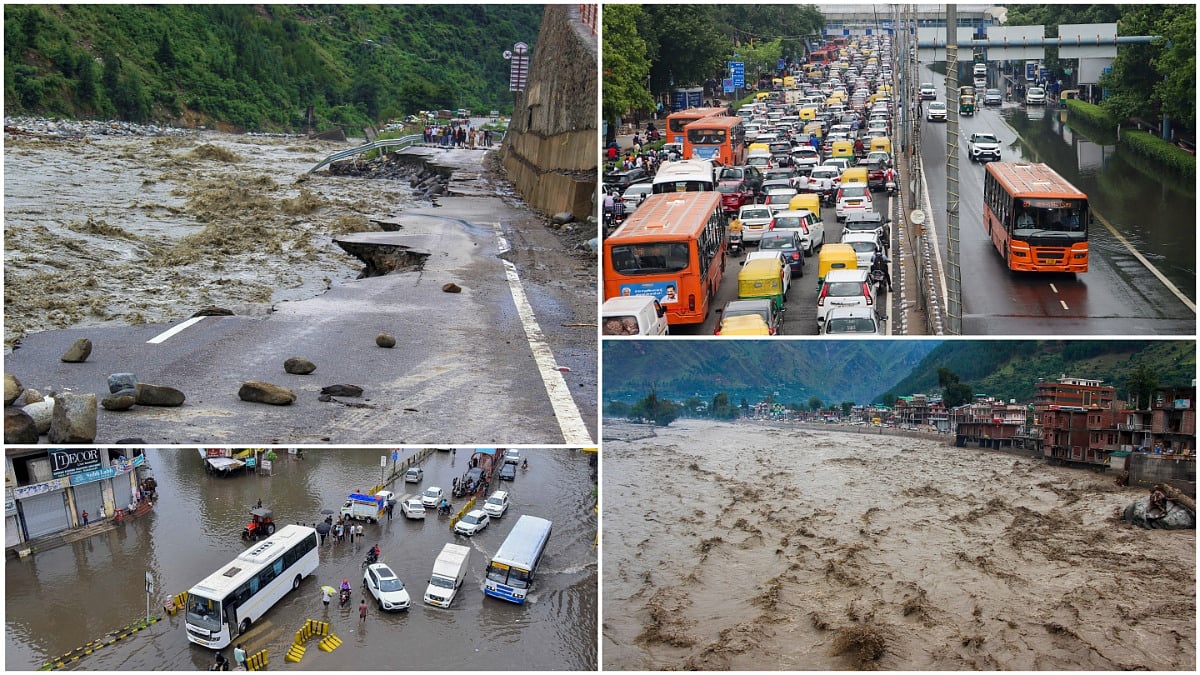 Monsoon fury across parts of northern India |  - PTI